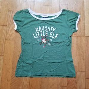 In Your Dreams "Naughty Little Elf" Shirt